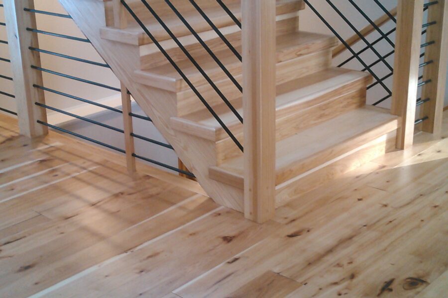 Hickory Wide Plank Engineered Wood Floor