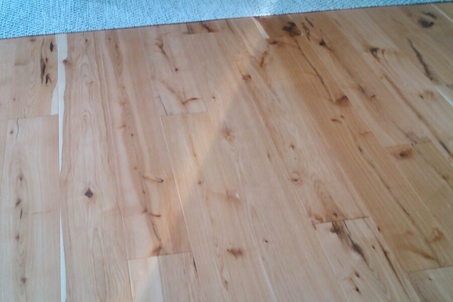 Hickory Wide Plank Engineered Wood Floor