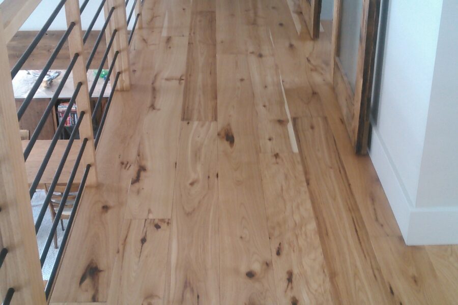 Hickory Wide Plank Engineered Wood Floor